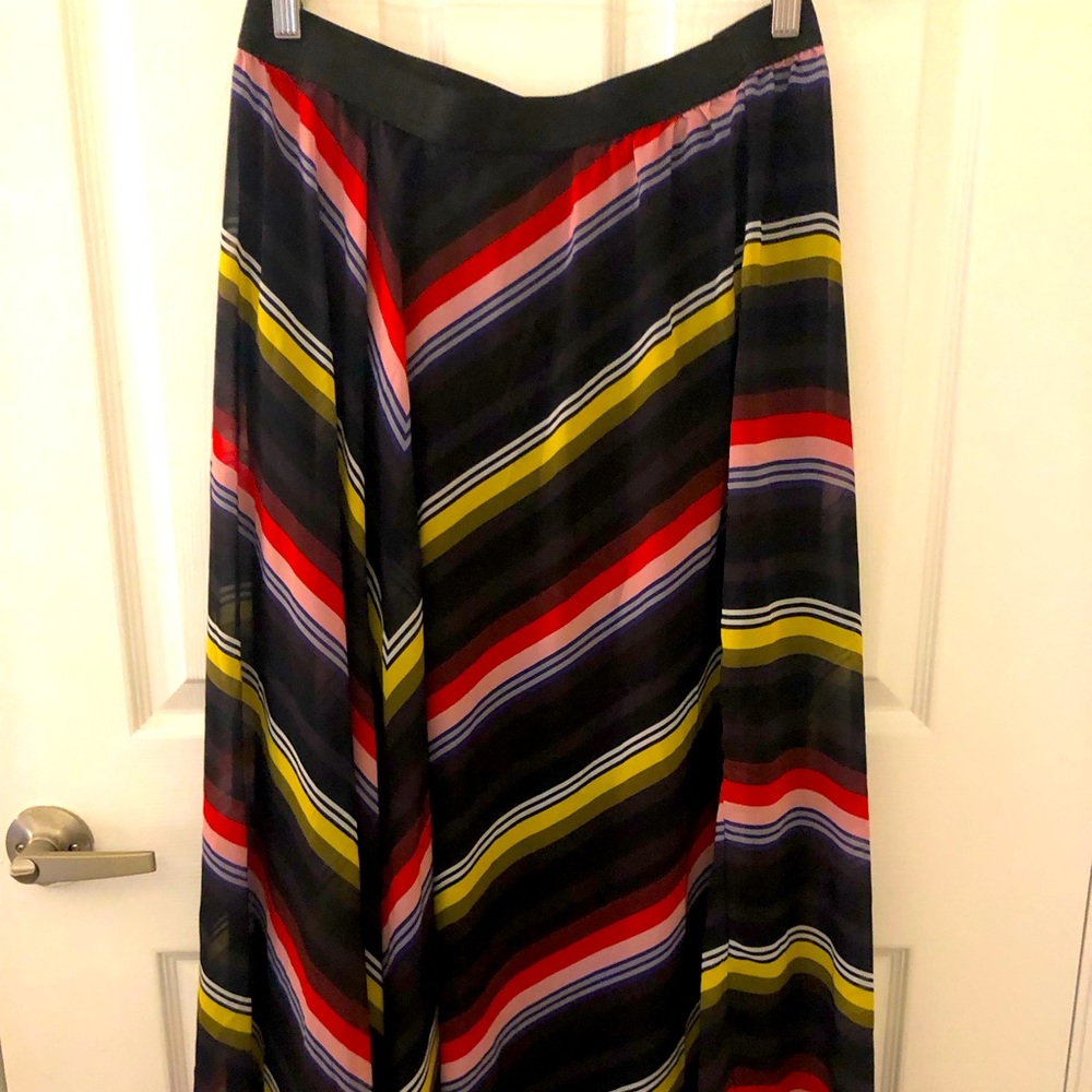 Long maxi skirt multi color